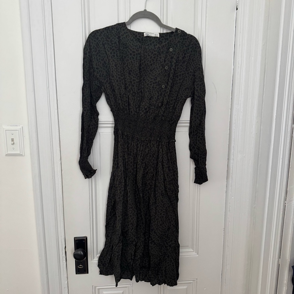 Zara Cheetah Print Dress Size M